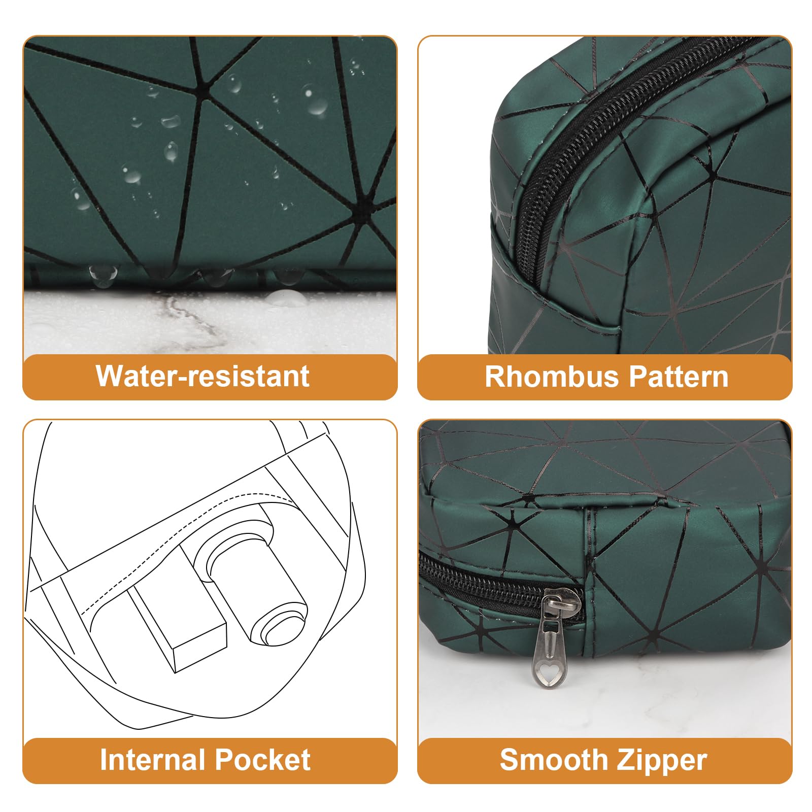 Likesing Sanitary Napkin Storage Bag, Leather First Period Kit for Girls 9-12, Portable Tampon Menstrual Likesing