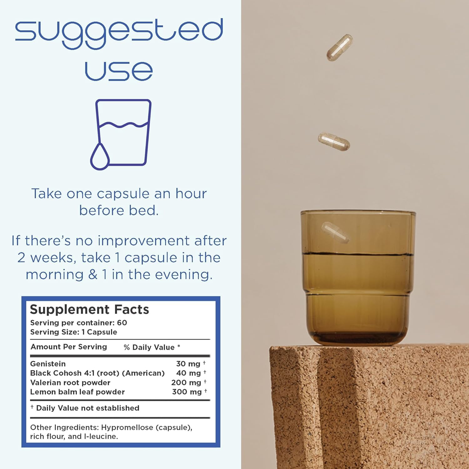 Estrocap by Heale Health Menopause Supplements for Women - Menopausal Relief Vitamins EstroCap