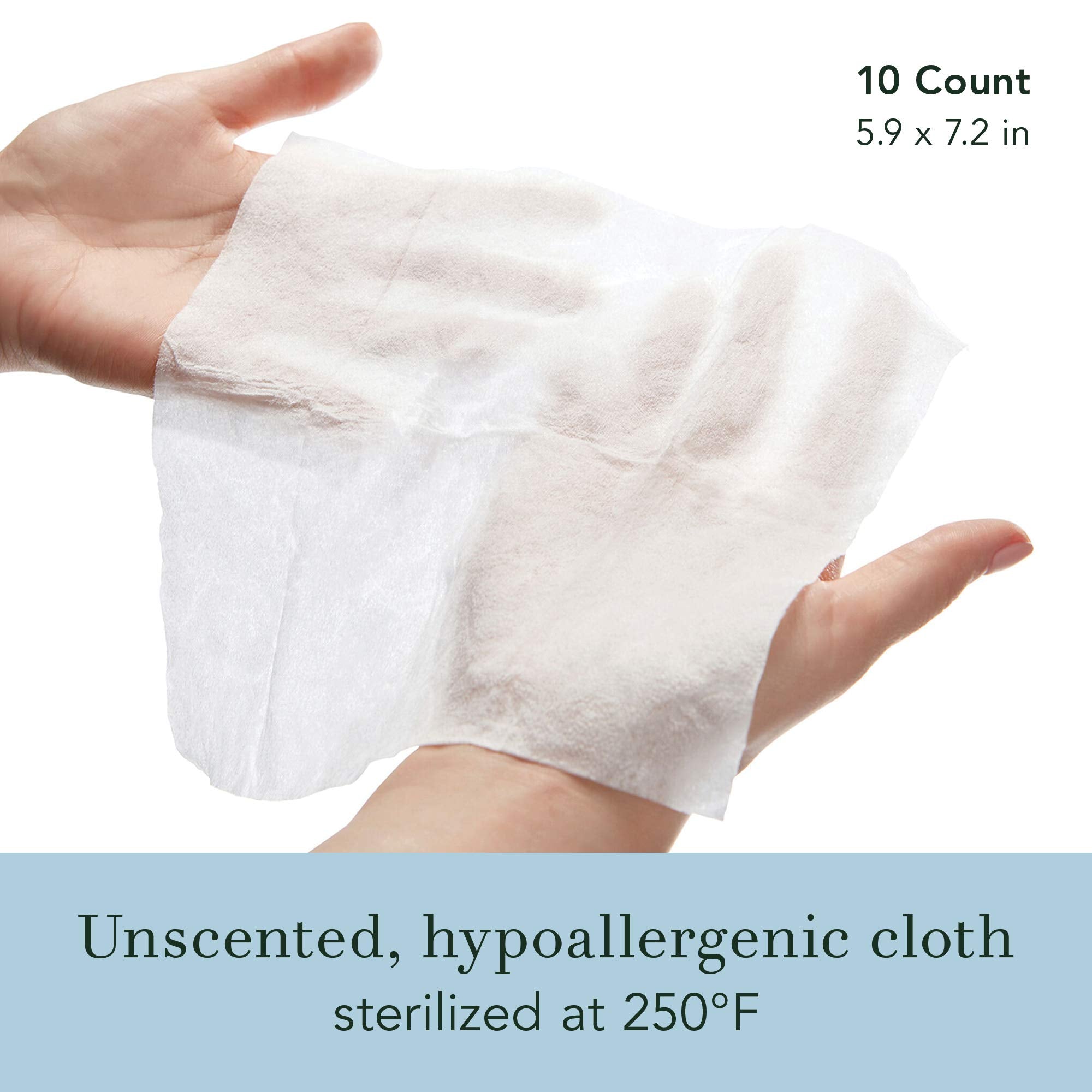 Rael Body Wipes, Organic Cotton Wipes for Women - Unscented Body Wipes, Individually Wrapped Rael