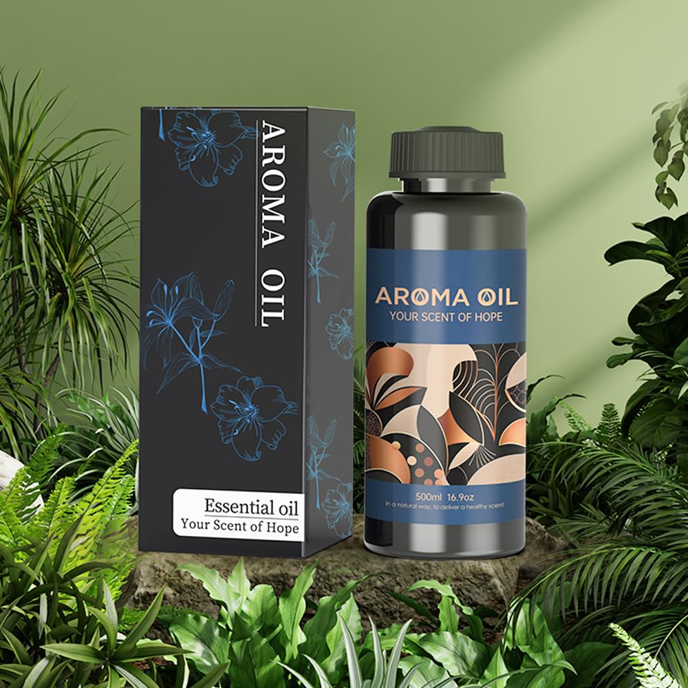 LEAMERR Perfume Essential Oil Set with Natural Aroma Essential Oil Surpass Scent 16.9 Fl Oz (500ml)