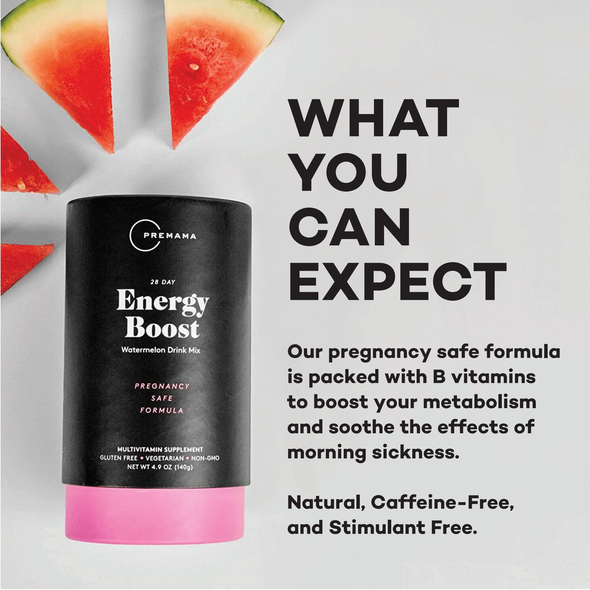 Premama Prenatal Vitamin Energy Boost Drink Mix & Fertility Support Bundle, Omega 3, B Vitamins Premama