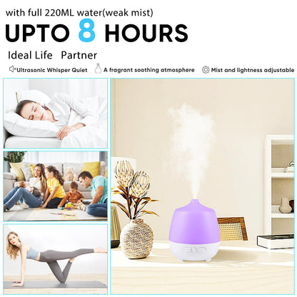 HAPPTWS 220Ml Essential Oil Diffuser - Diffusers for Essential Oils Aromatherapy Diffuser