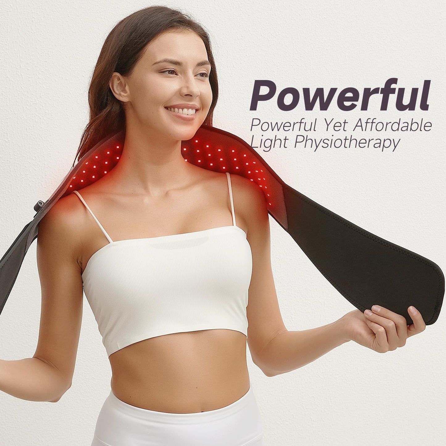 Headot Red Light Therapy Wrap Belt for Body, Men and Women Gift,100 LEDs,5Gears 9Timers