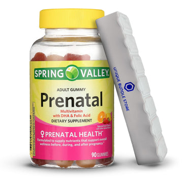 Spring Valley, Prenatal Vitamins Gummies, 90 Count with DHA and Folic Acid