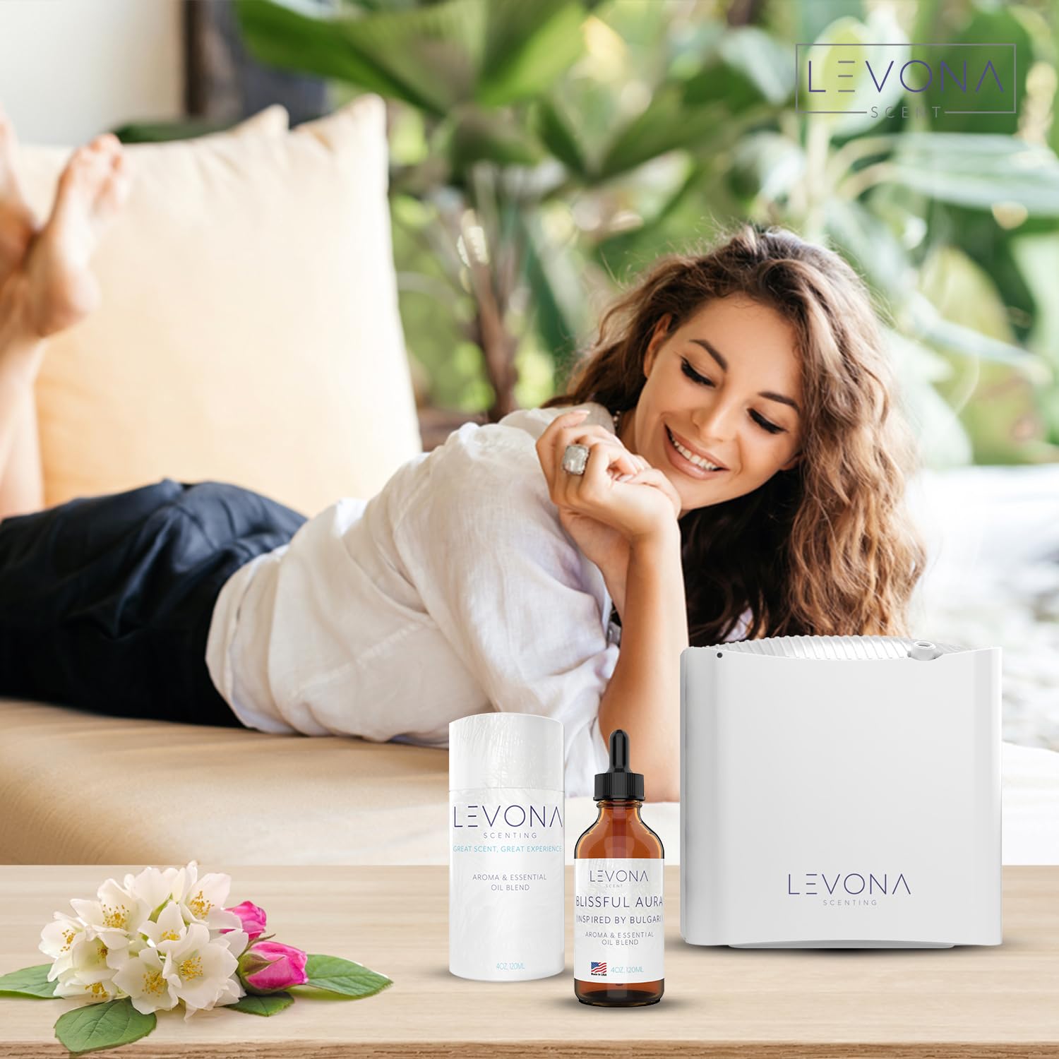 Levona Scent Essential Oils for Diffuser: Blissful Aura Inspired by Bulgari with Notes of Amber LEVONA SCENT