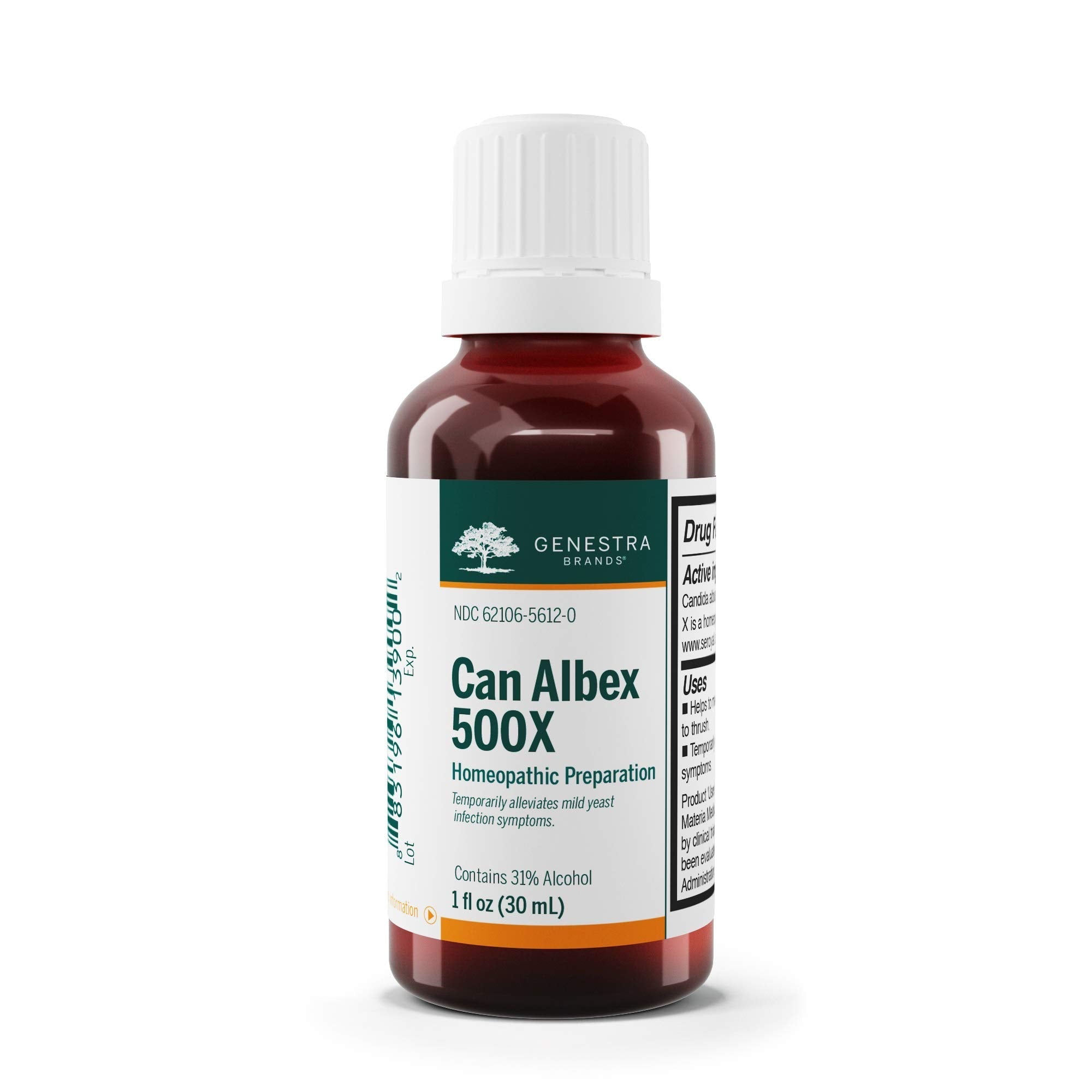 Genestra Brands Can Albex 500X | Candida Albicans Homeopathic Remedy in Liquid Form | 1 fl. oz.