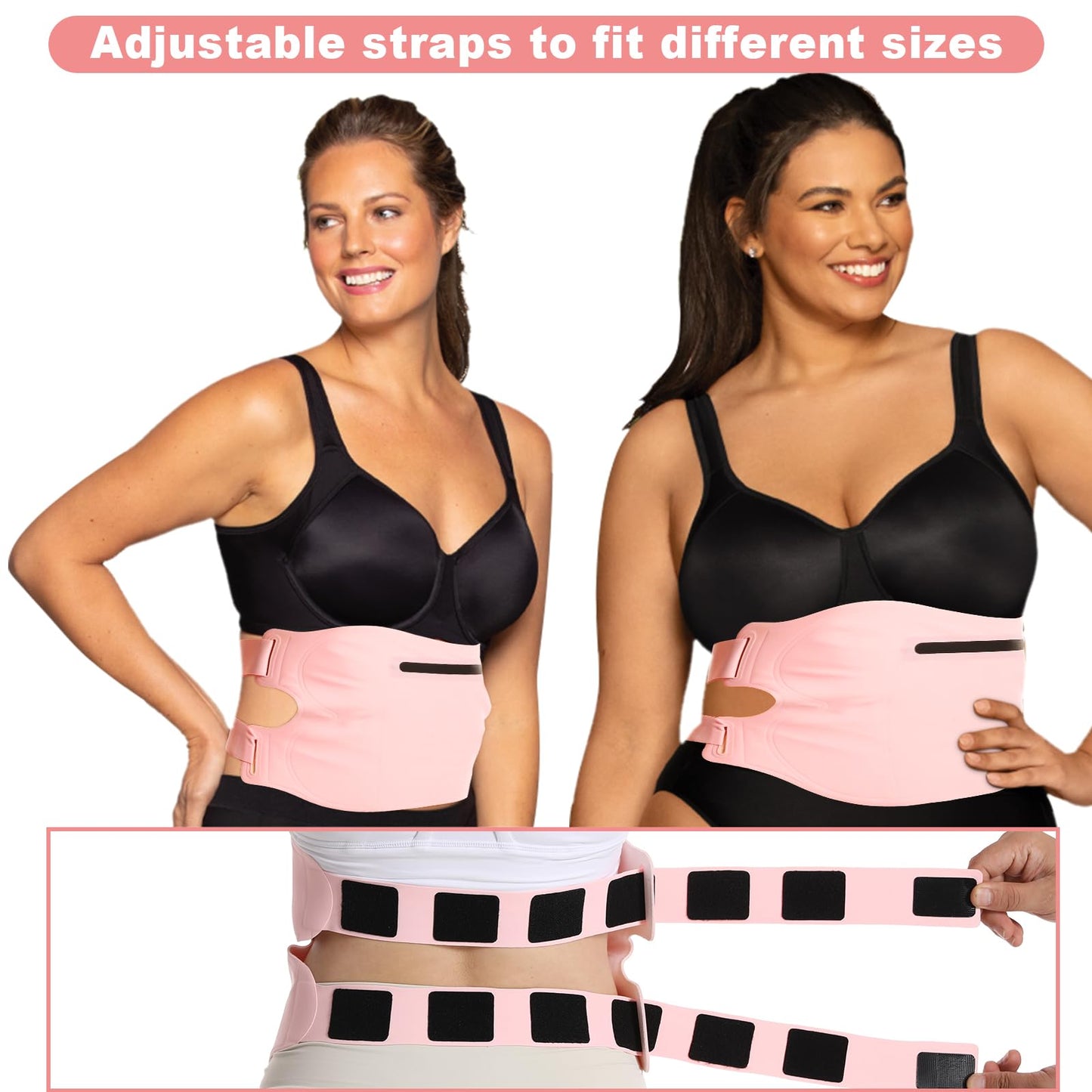 YEEYAA 2 Pcs Castor Oil Pack, Castor Oil Pack Wrap Plus Size for Waist and Neck
