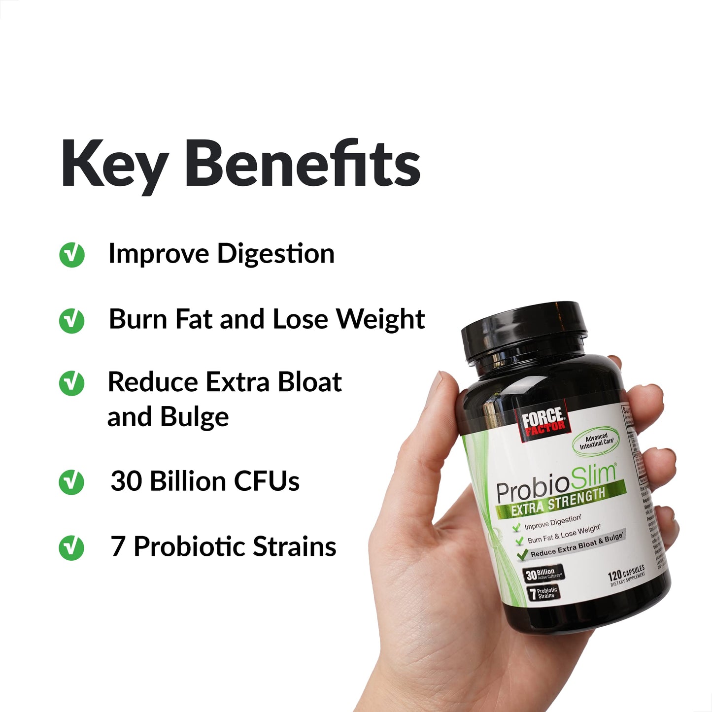 Force Factor ProbioSlim Apple Cider Vinegar Gummies with Organic, LactoSpore Probiotics