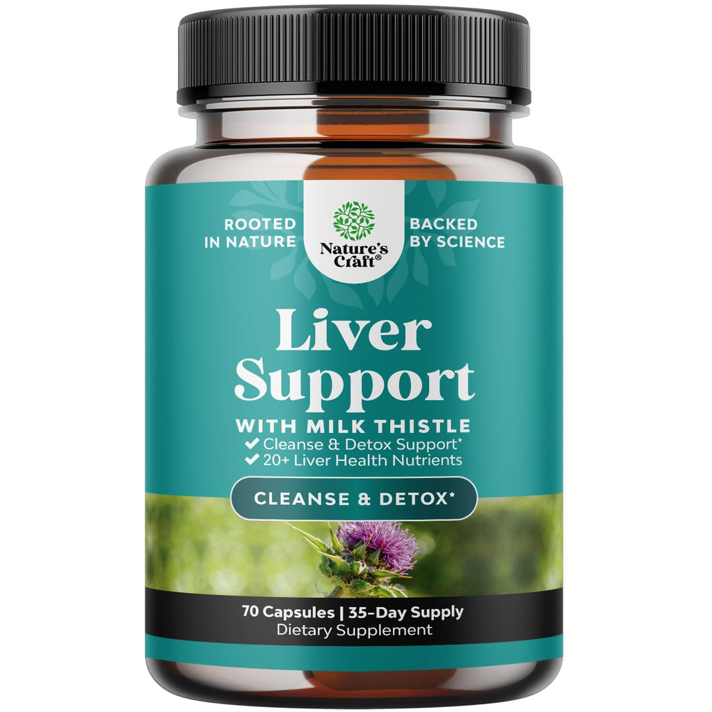 Liver Cleanse Detox & Repair Formula - Herbal Liver Support Supplement