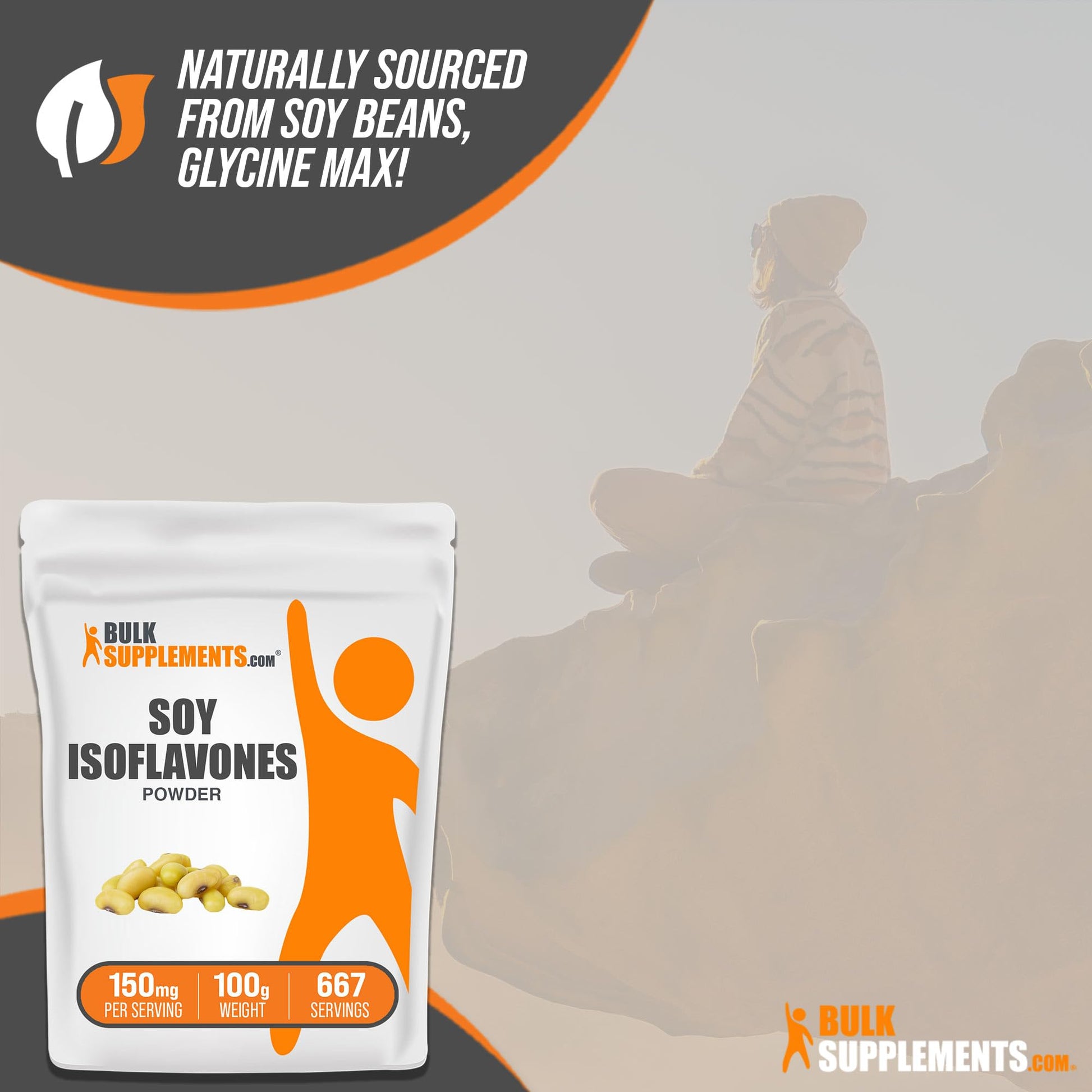 BULKSUPPLEMENTS.COM Soy Isoflavones Powder - Soy Isoflavones 150mg, Isoflavones Supplement BULKSUPPLEMENTS.COM