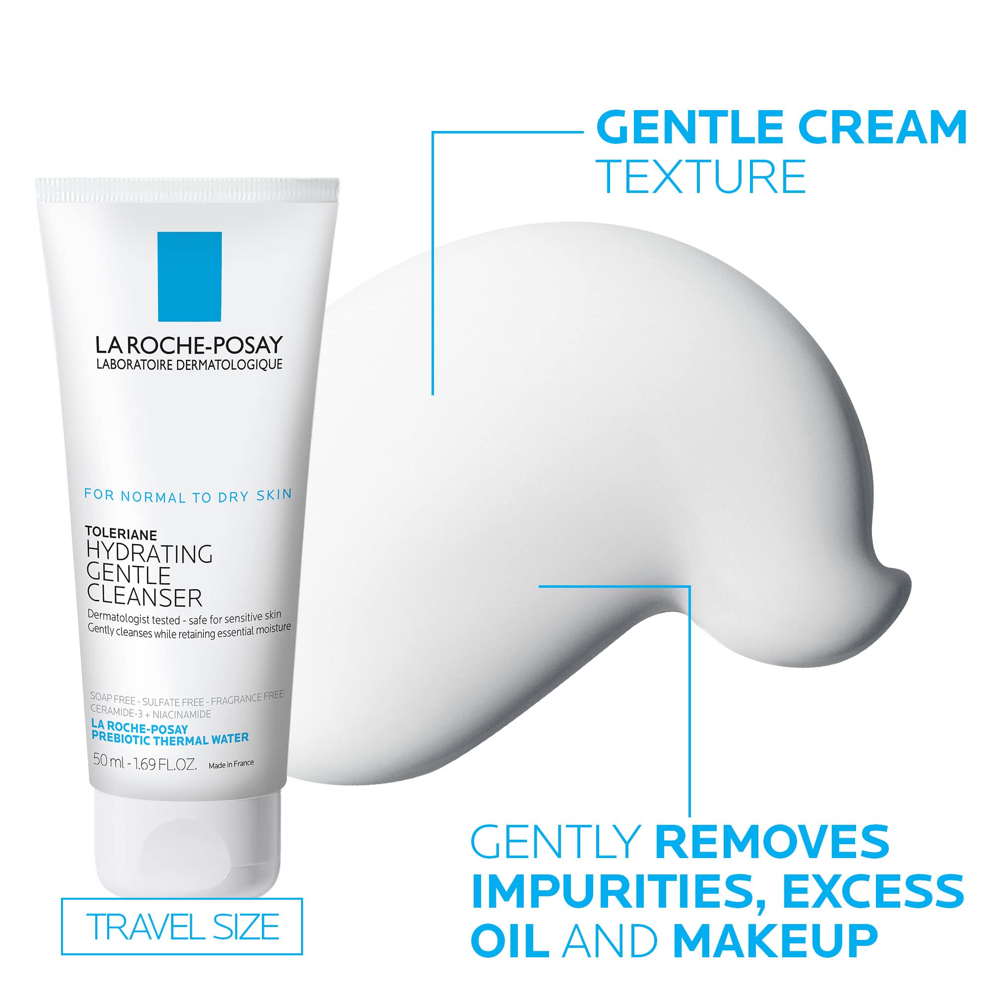 La Roche-Posay Toleraine Skin Care Set | Double Repair Face Moisturizer