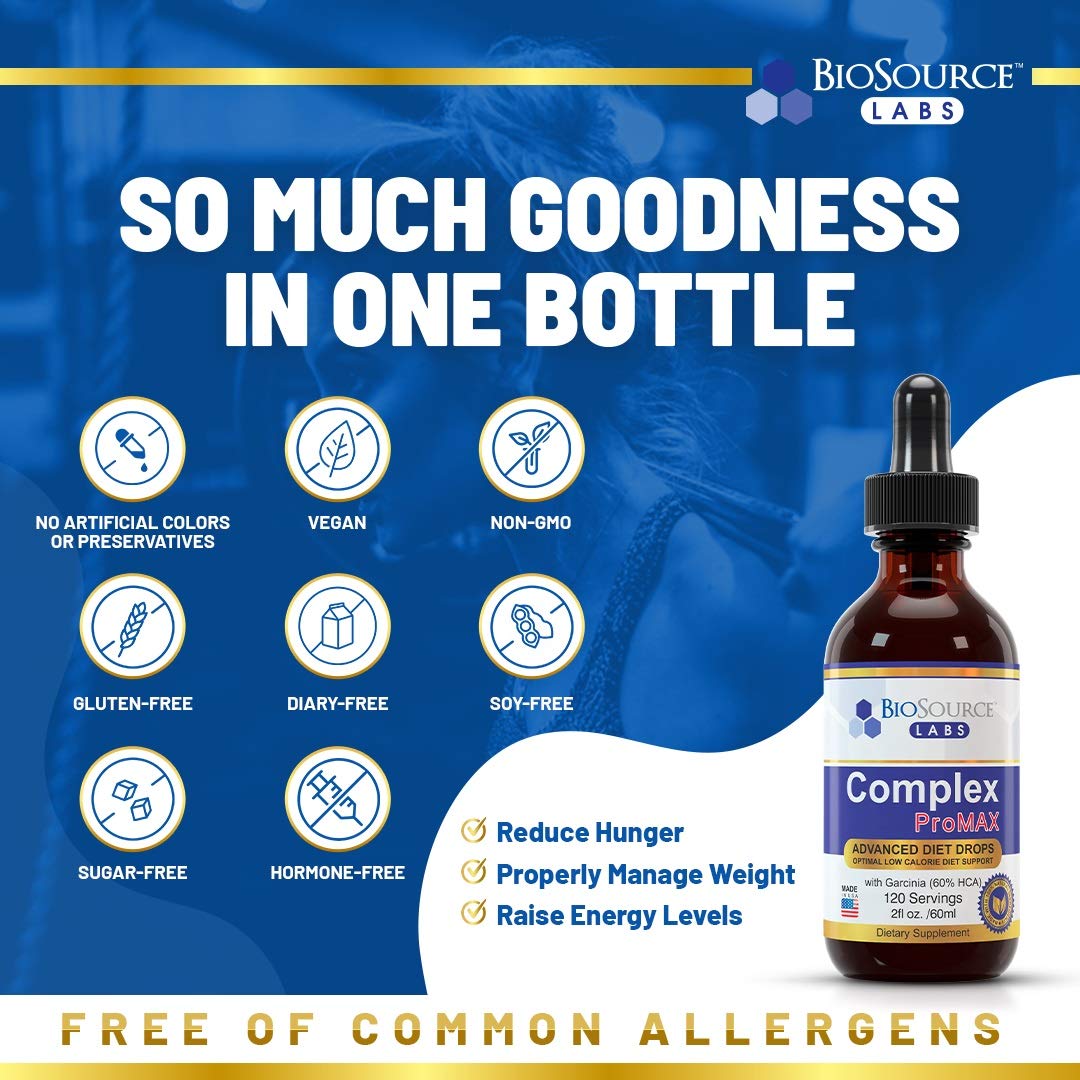 BioSource Labs Complex ProMAX Premium Diet Drops (2 x 2 oz Bottle) BioSource Labs