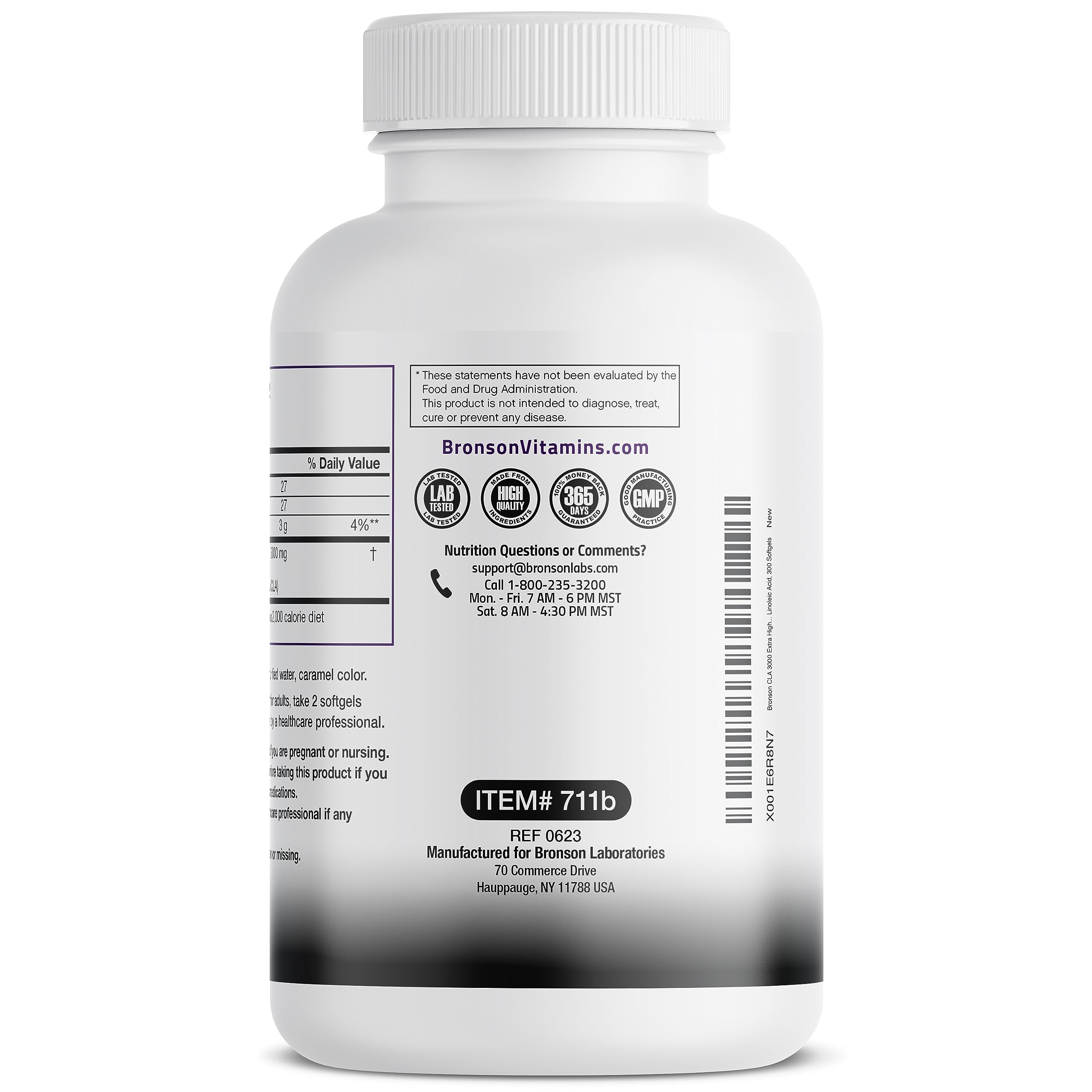 Bronson CLA 3000 Extra High Potency Supports Healthy Weight Managem