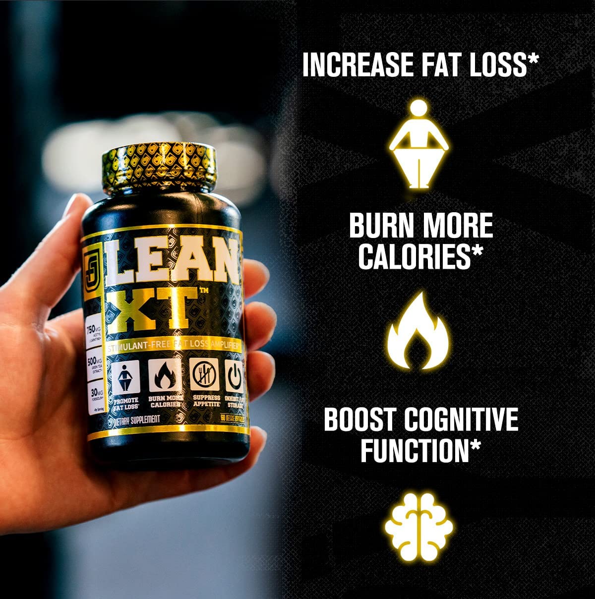 Burn-XT Thermogenic Fat Burner, Lean PM Nighttime Fat Burner & Sleep Aid
