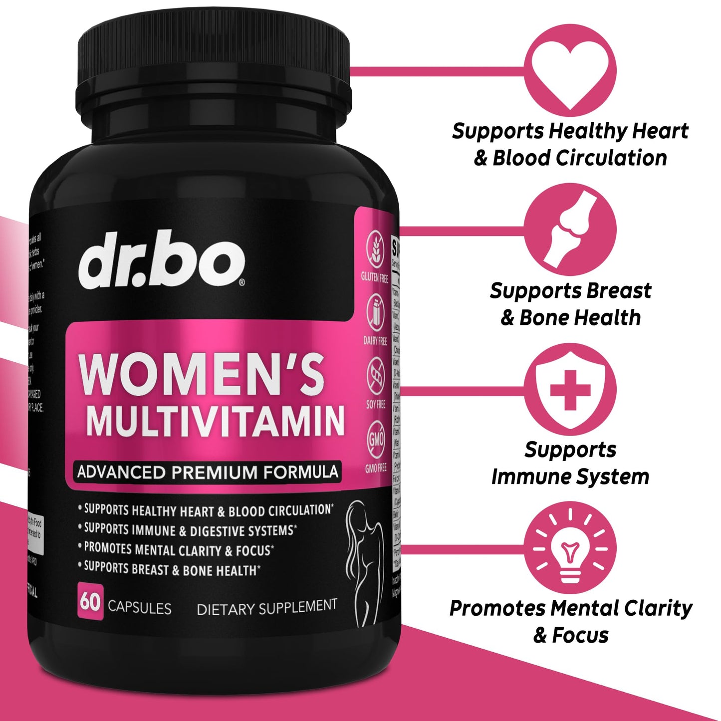Womens Multivitamin - Natural Daily Multi Vitamins for Women - Womans Energy Vitamin