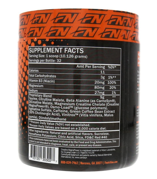 Formutech Nutrition Volatile Pre Workout, Cherry Lemonade, w/2 Forms of Creatine for Insane Muscle Pumps and Building Lean Muscle Mass 32 Servings