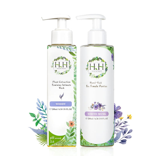 Feminine Wash+Panties Stain Remover Detergent - Natural Essential Oil Scent Vaginal Wash Women