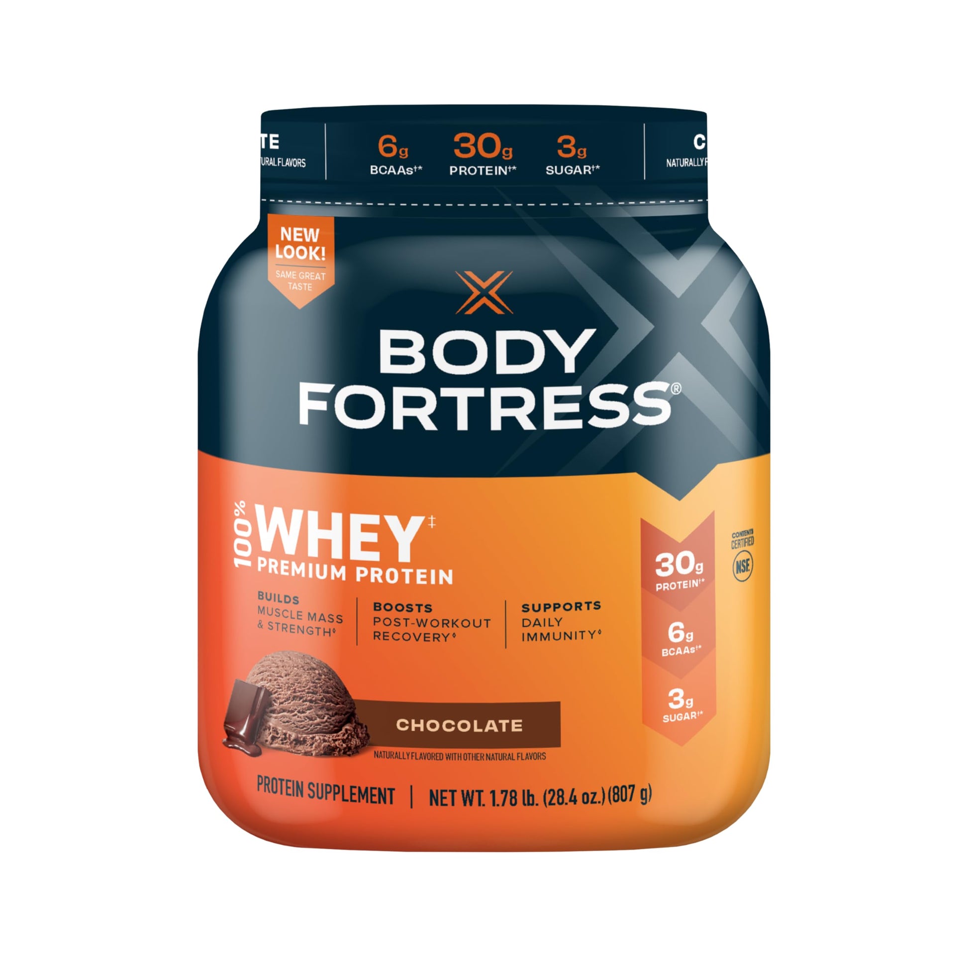 Body Fortress Super Advanced Isolate Protein Powder, Gluten Free, Vanilla Creme Flavored Body Fortress