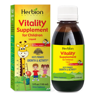 Herbion Naturals Vitality Supplement Syrup for Children, Promotes Growth and Appetite