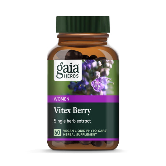 Gaia Herbs Vitex Berry (Chaste Tree) - Supports Hormone Balance & Fertility