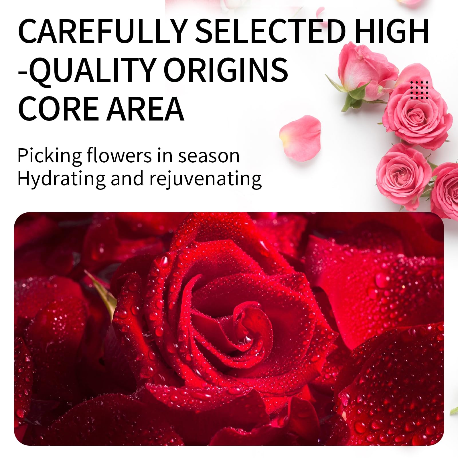 Rose Essential Oil Pure Rose Oil for Face 4OZ/118ML Organic Essential Oils for Diffuser Home Bedroom YAFUSIPE