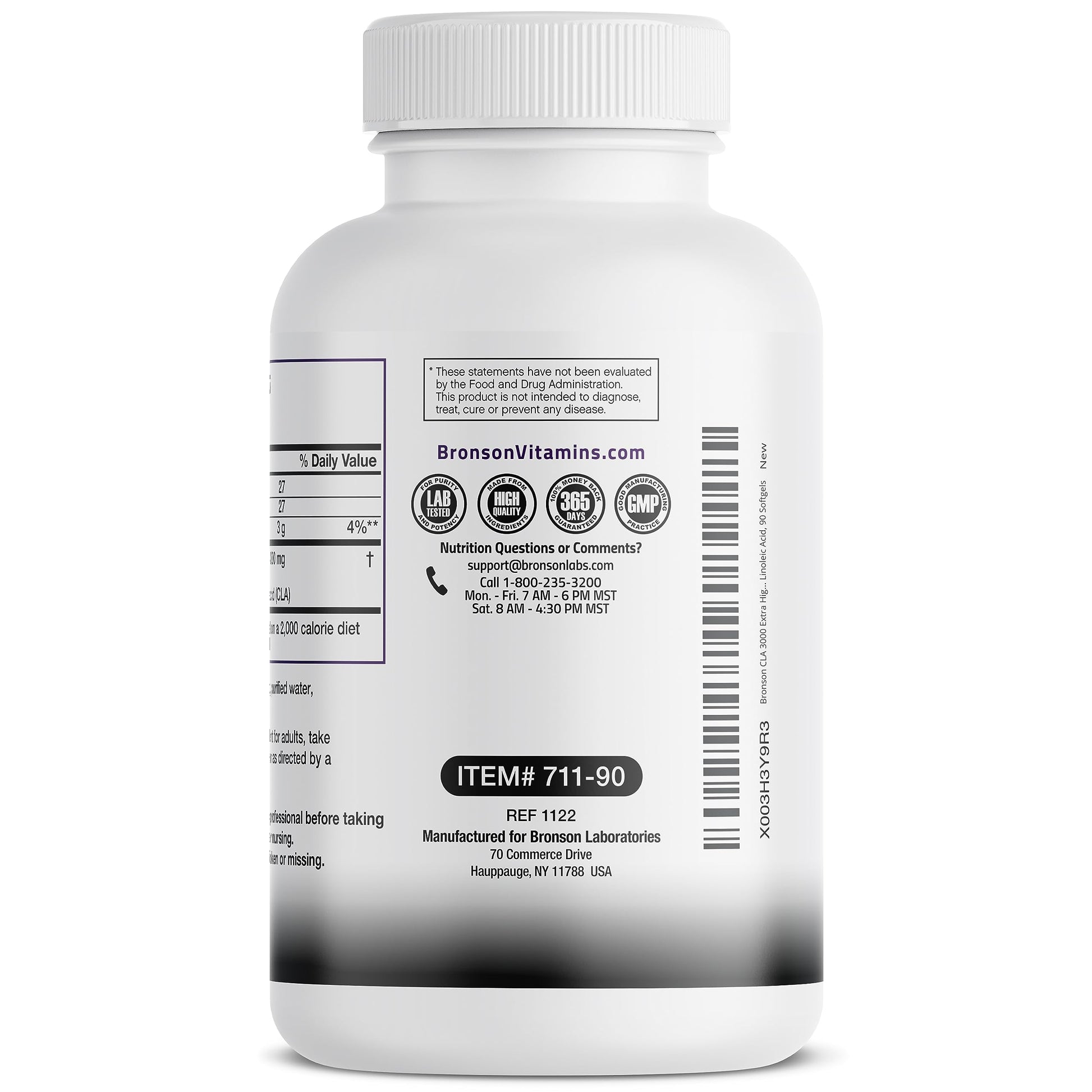 Bronson CLA 3000 Extra High Potency Supports Healthy Weight Managem