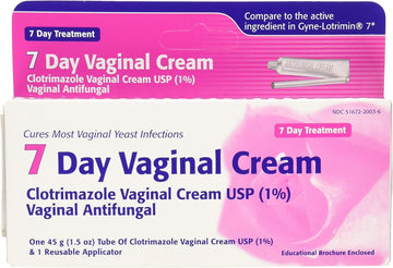 Taro Clotrimazole 7 Vaginal Cream 45 g (Pack of 12)
