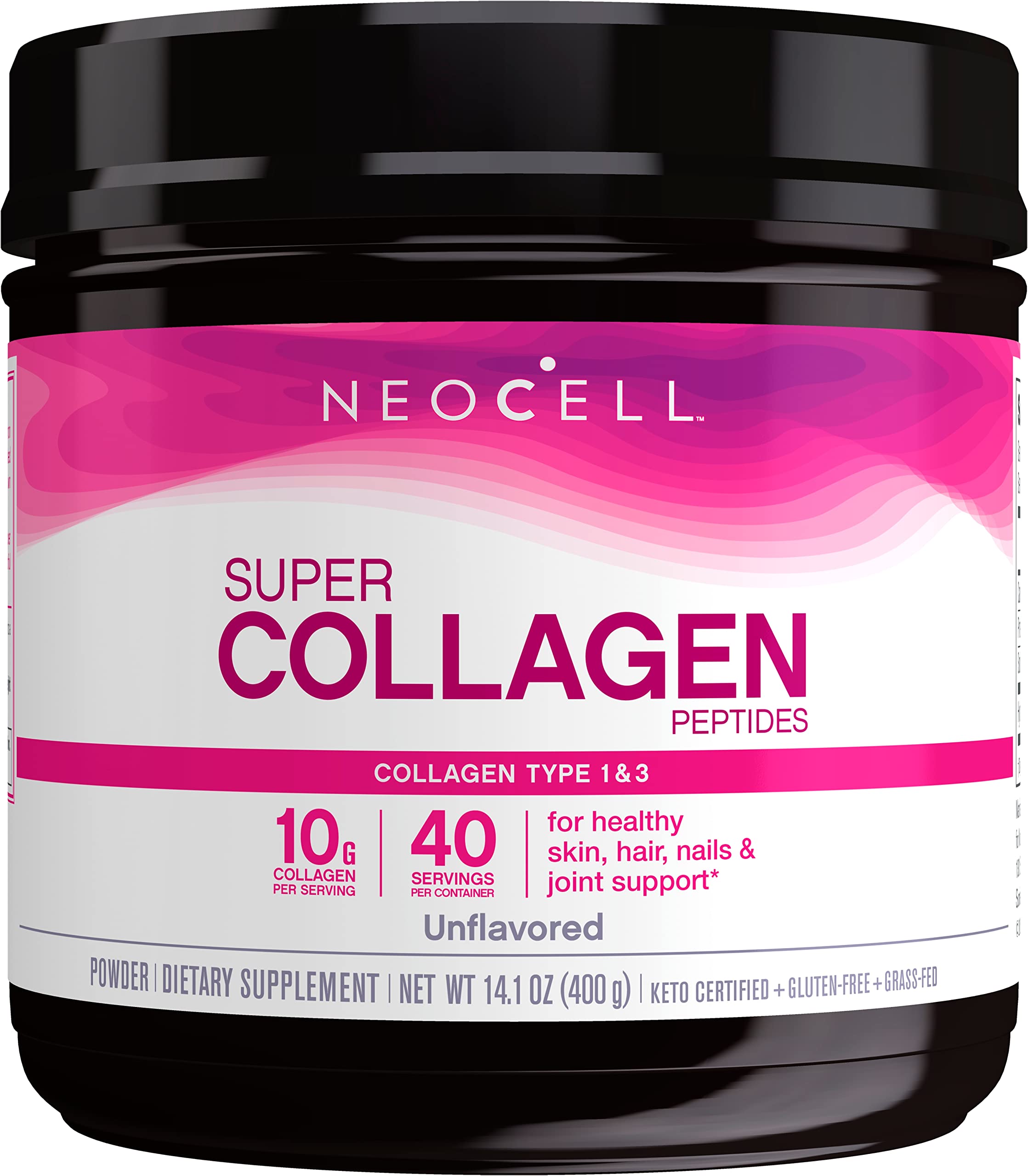 NeoCell Super Collagen Powder, 10g Collagen Peptides per Serving & Super Collagen NeoCell