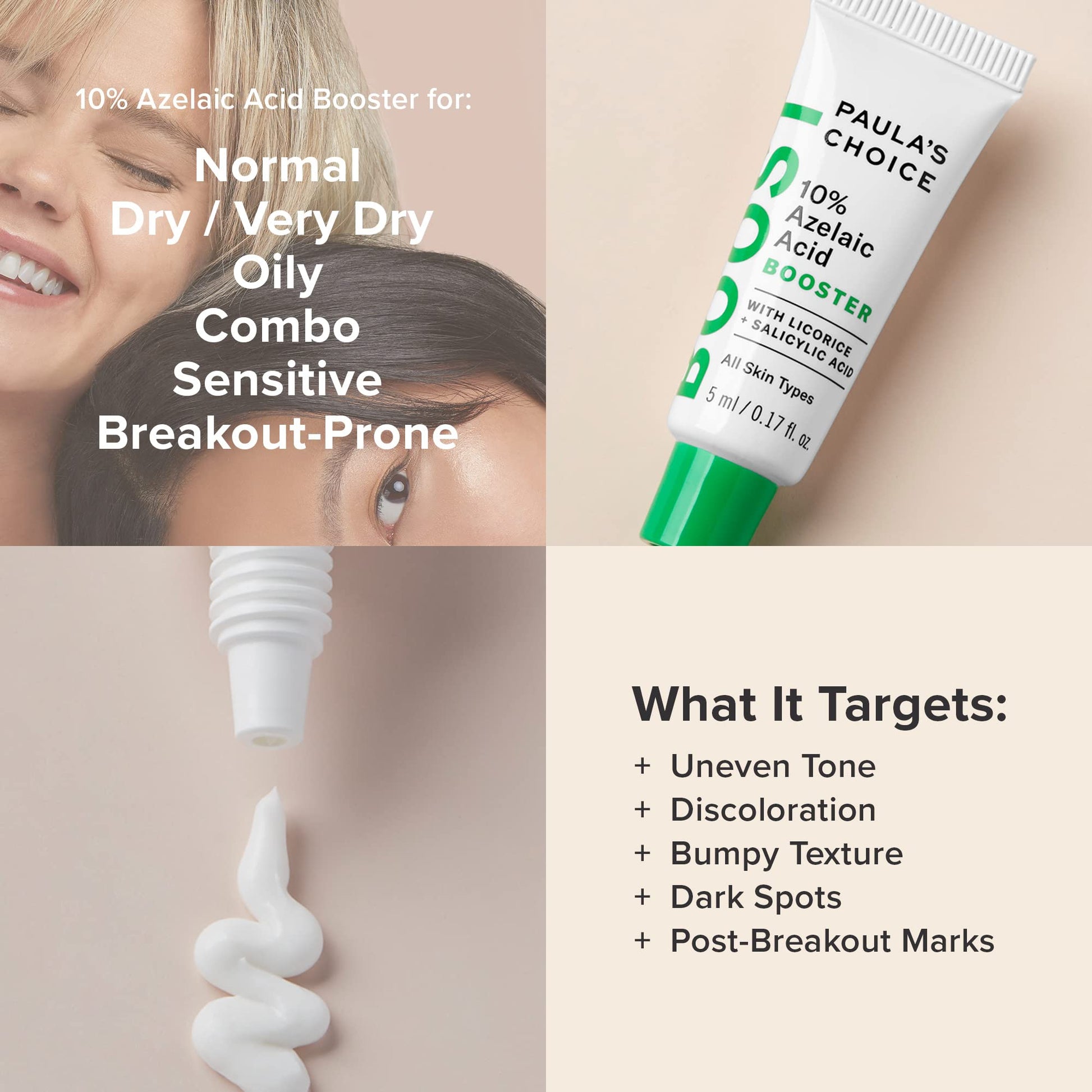 Paula's Choice BOOST 10% Azelaic Acid Booster Cream Gel, Licorice Extract Paula's Choice