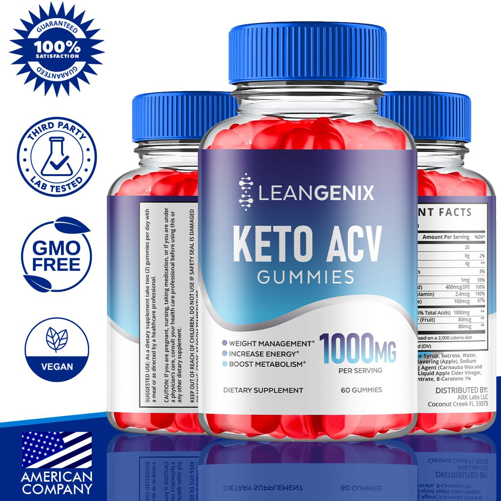 Leangenix Keto ACV Gummies, Leangenix Keto ACV Gummies Advanced Weight Loss 1000MG
