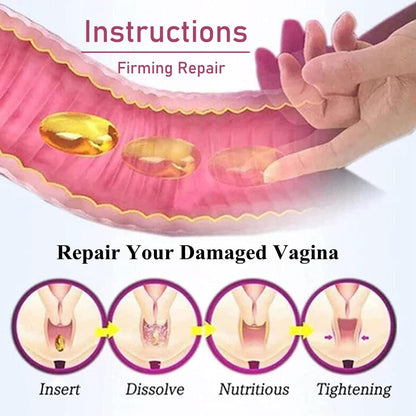 Dexcara Detox Repair,2024 New Natural Repair Vagianal Capsules,Natural Detox Viginal Capsules
