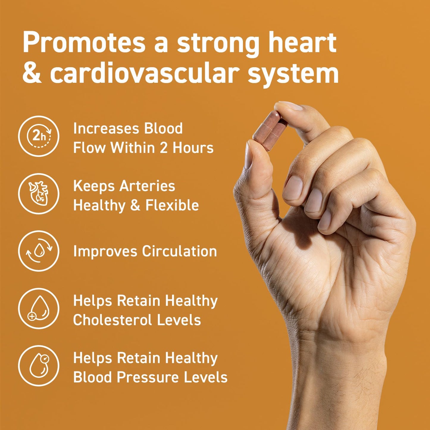 CocoaVia Cardio Health Supplement, 30 Day, 500mg Cocoa Flavanols, Support Heart Health