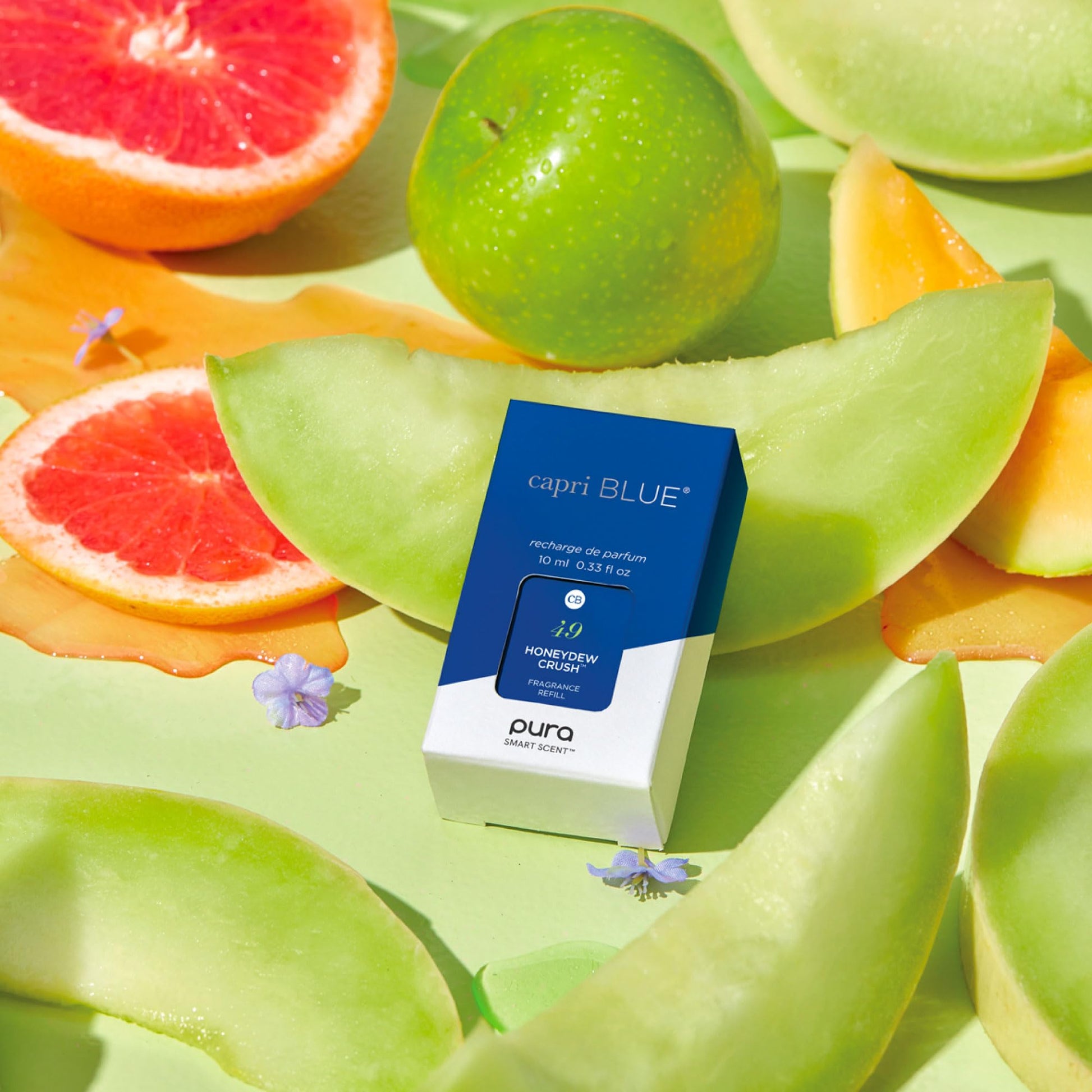 Capri Blue Honeydew Crush Pura Refills – 2-Pack Bundle of Pura Oil Diffuser Refills – Pura Diffuser Refills Capri Blue