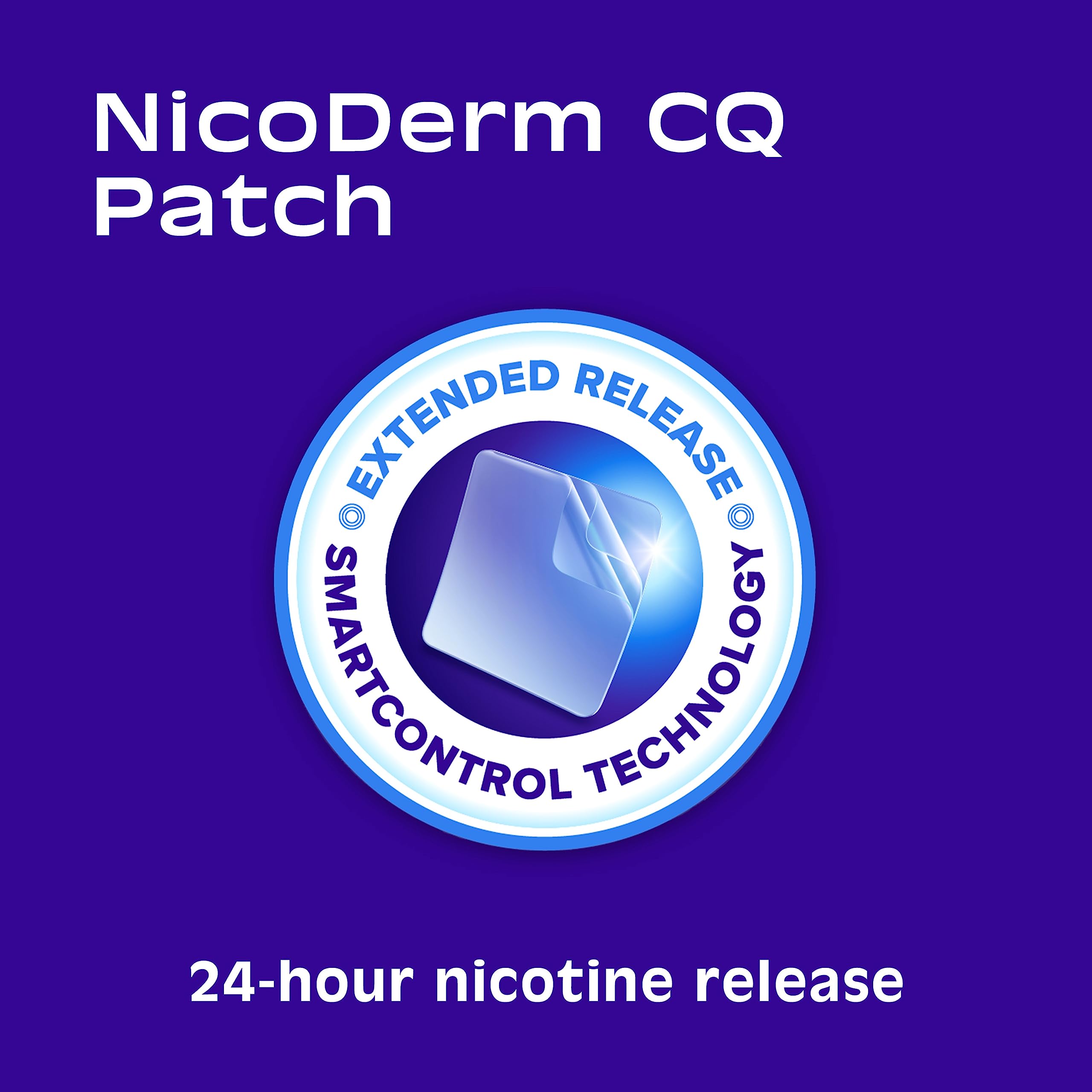 NicoDerm CQ Step 1 Nicotine Patches to Quit Smoking, 21 mg, Stop Smoking NicoDerm