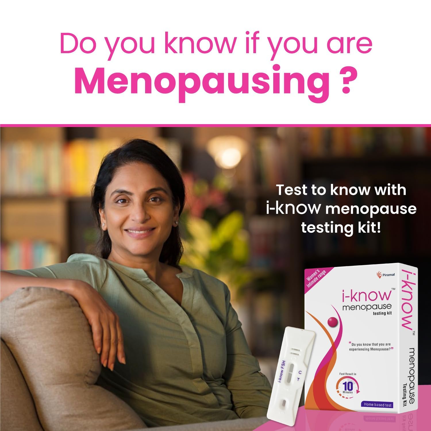 Eleven Zone Menopause Testing kit | for Women Facing Menopause Symptoms Like hot Flashes Generic