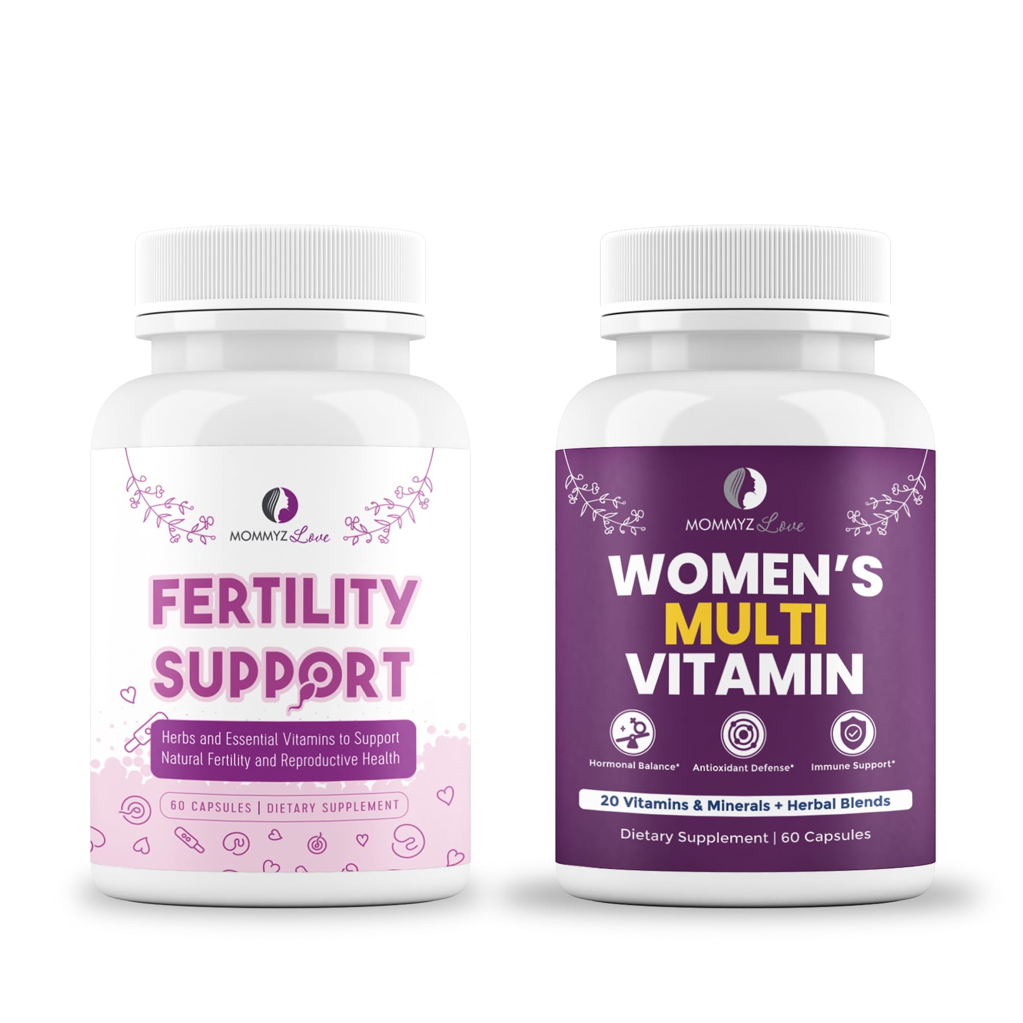 Mommyz Love Womens Multivitamin for Hormonal Balance, Antioxidant Defense, Immune Support Plus