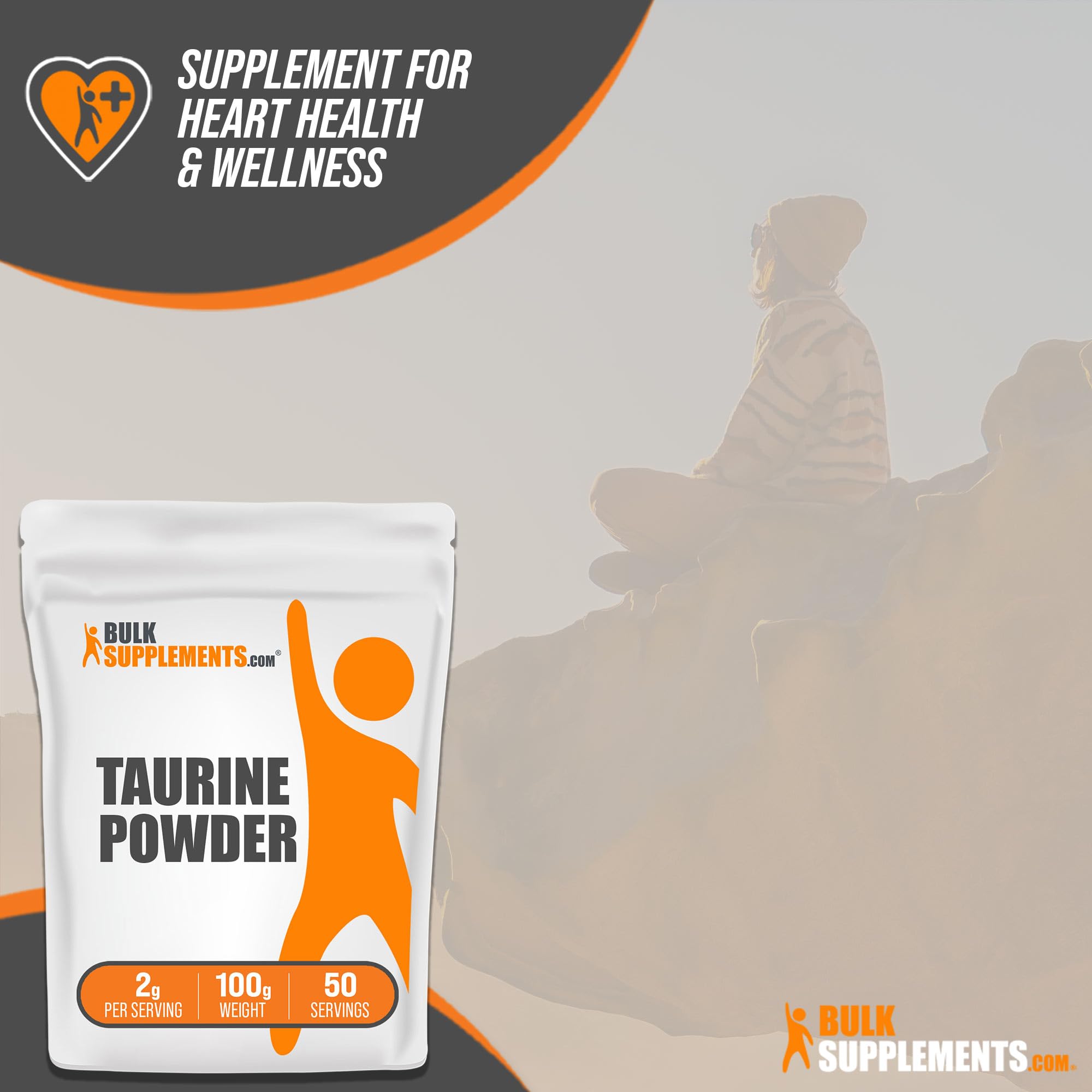 BULKSUPPLEMENTS.COM Taurine Powder - Taurine Supplement, Taurine 2000mg BULKSUPPLEMENTS.COM