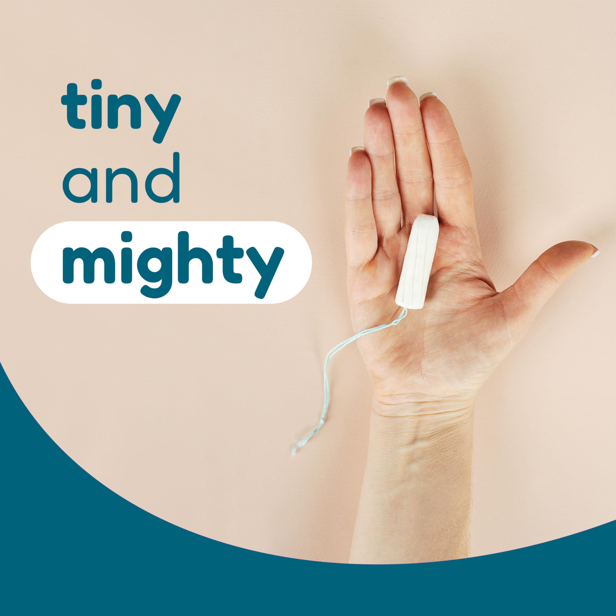 o.b. Tampons | Non-Applicator Tampon, Unscented | Super Tampon, 40ct o.b.