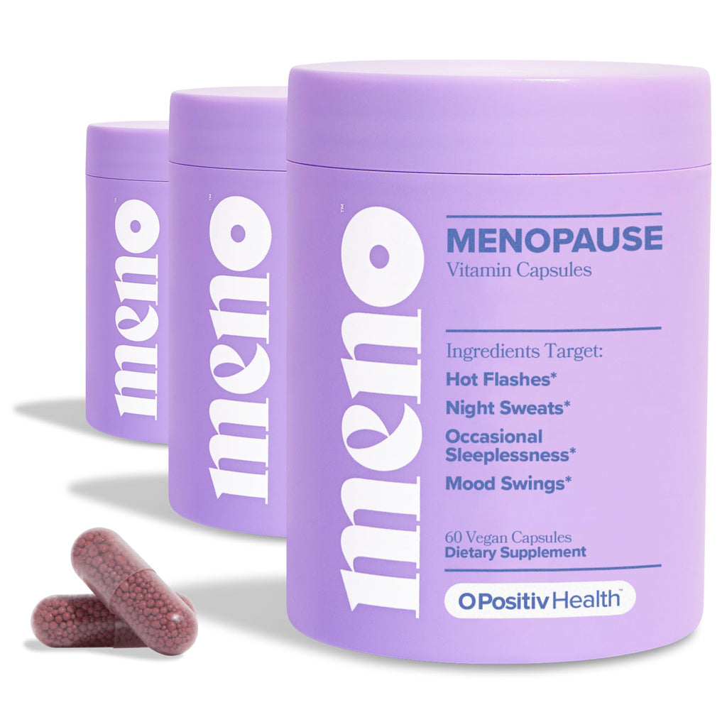 MENO Vitamins for Menopause, 30 Servings (Pack of 3) - Hormone-Free Menopause 