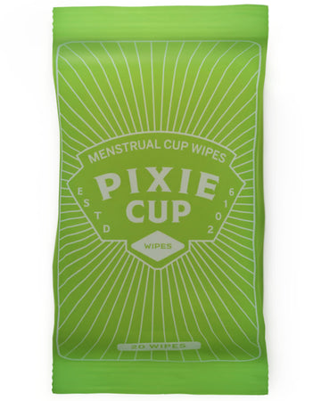 Menstrual Cup Wipes - On The Go Public Bathroom Feminine Wipes - Safe On Period Cups & Menstrual discs