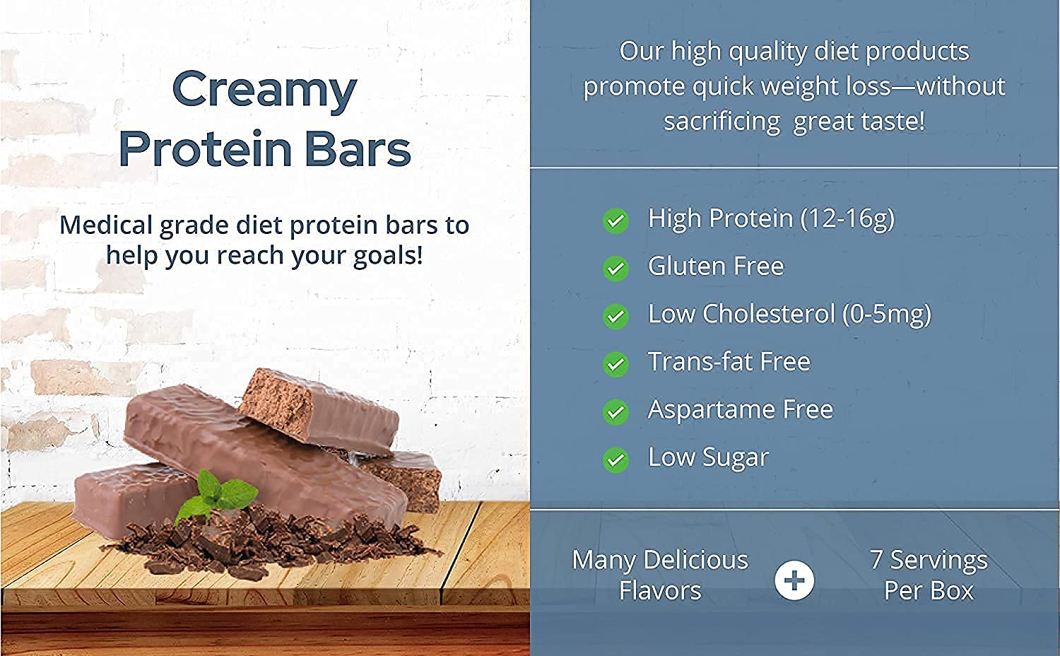 BestMed - High Protein Snack Bar - Low-Carb, 10g Protein, Low Sugar, Low Calorie BestMed Weight Loss