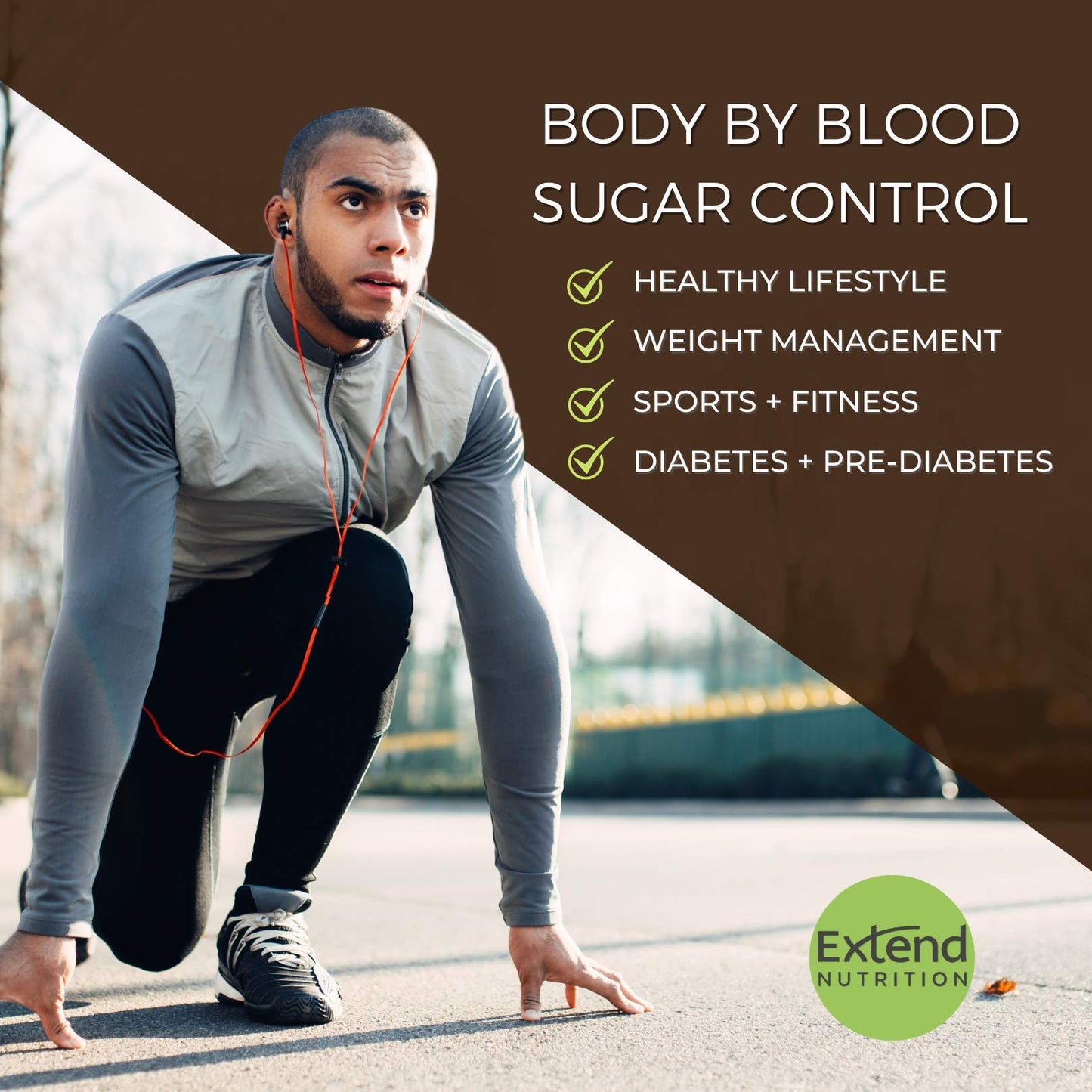 Extend Nutrition Diabetic Snacks for Sugar Control, Low Carb, Low Sugar, Low Calorie Snacks