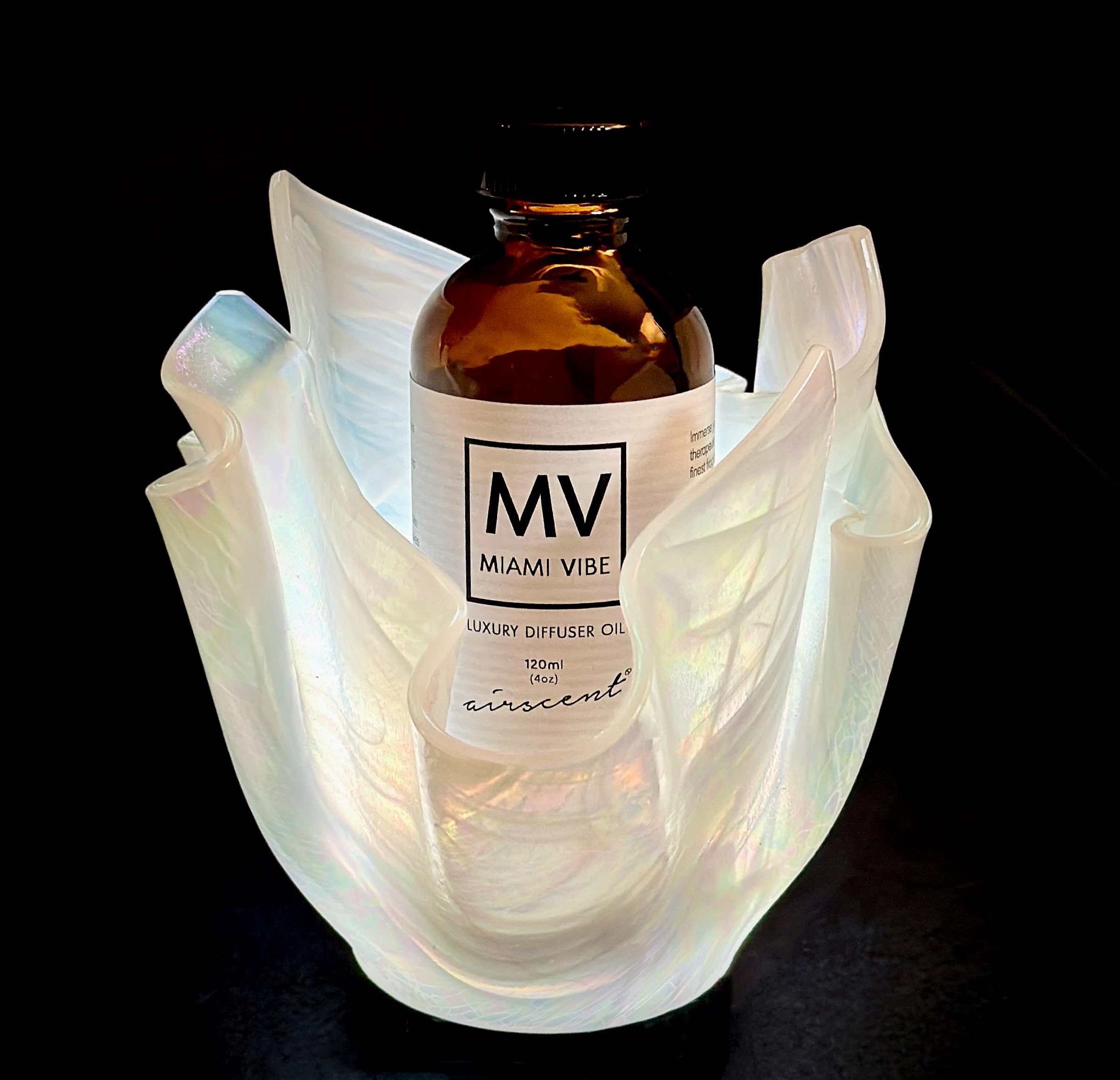 Miami Vibe Diffuser Oil - Air-Scent Fragrance for Aroma Oil Diffusers - 120 Milliliter (4 fl oz) Bottle