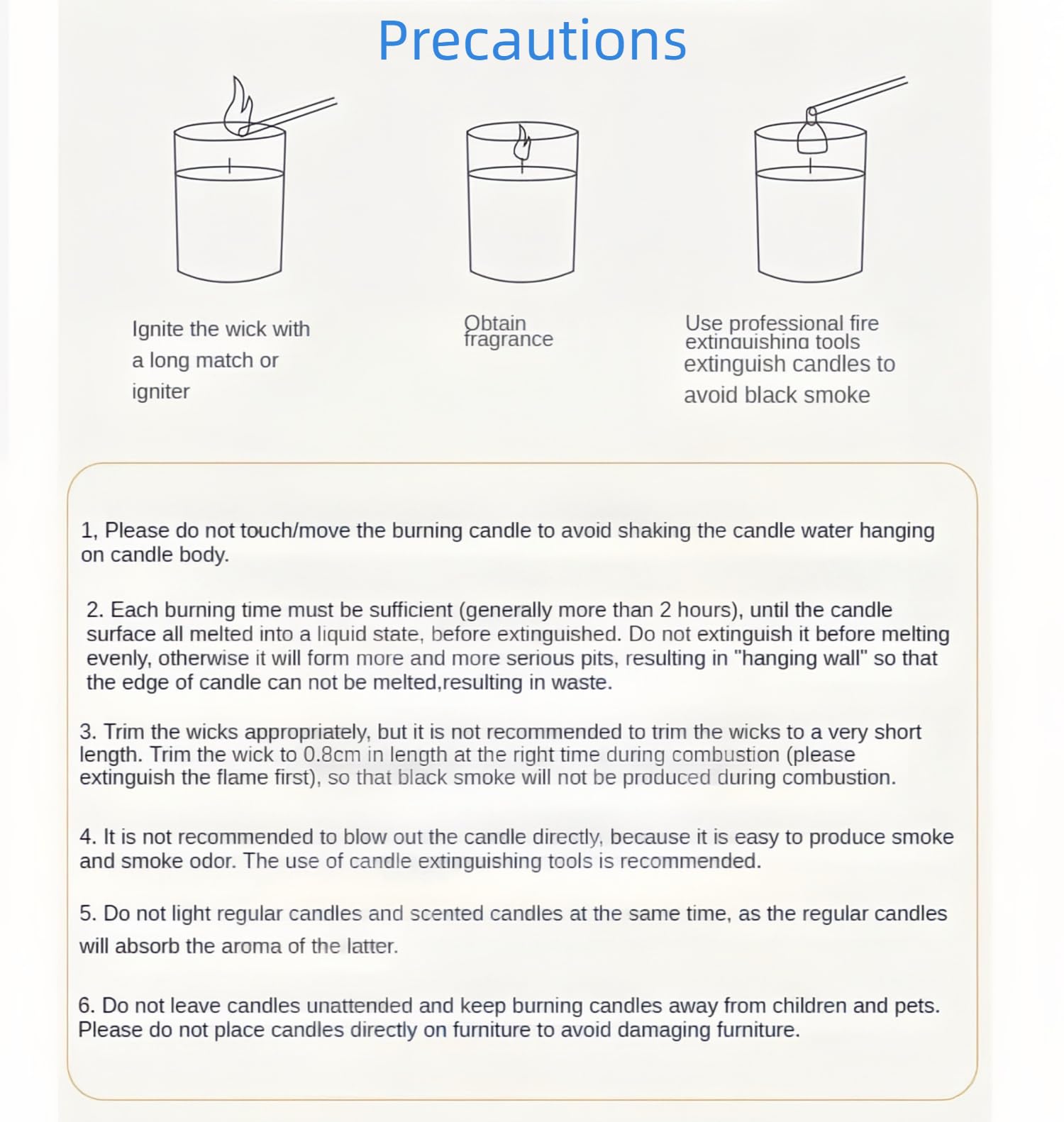 Candles Clearance | Eucalyptus & Orange Aromatherapy Candles | 10 oz Scented Candles Homarom