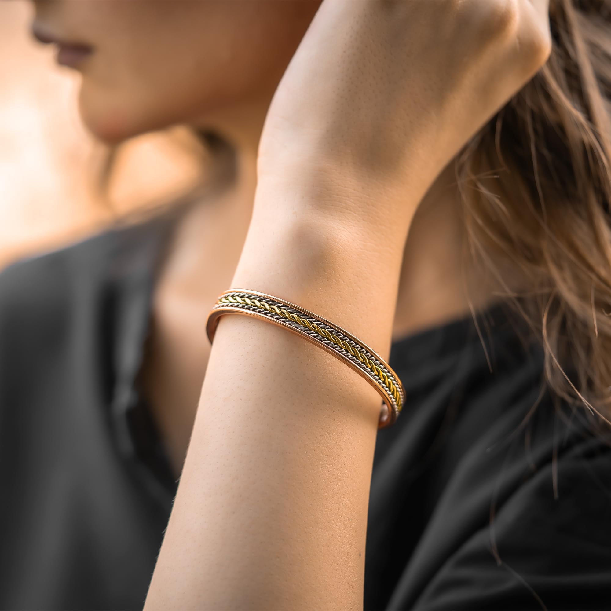 MagnetRX® Women's Copper Bracelet – Effective 99.9% Pure Copper Magnetic Therapy Bracelets MagnetRX