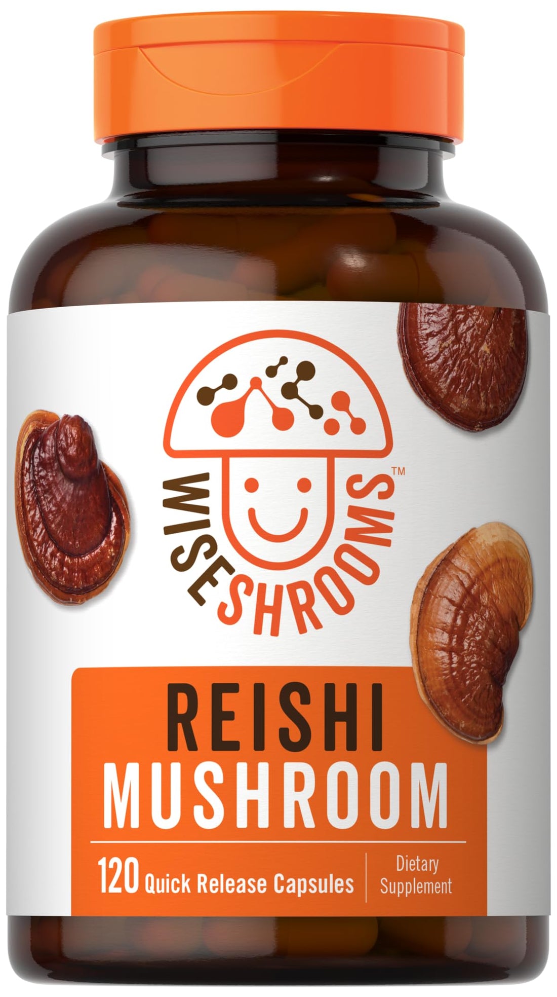 Carlyle Reishi Mushroom Capsules 5000 mg |120 Count | Non-GMO and Gluten Free Extract