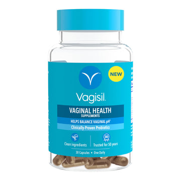 Vagisil Vaginal Health Supplements, Clinically-Proven Probiotics, Promotes Vaginal Health
