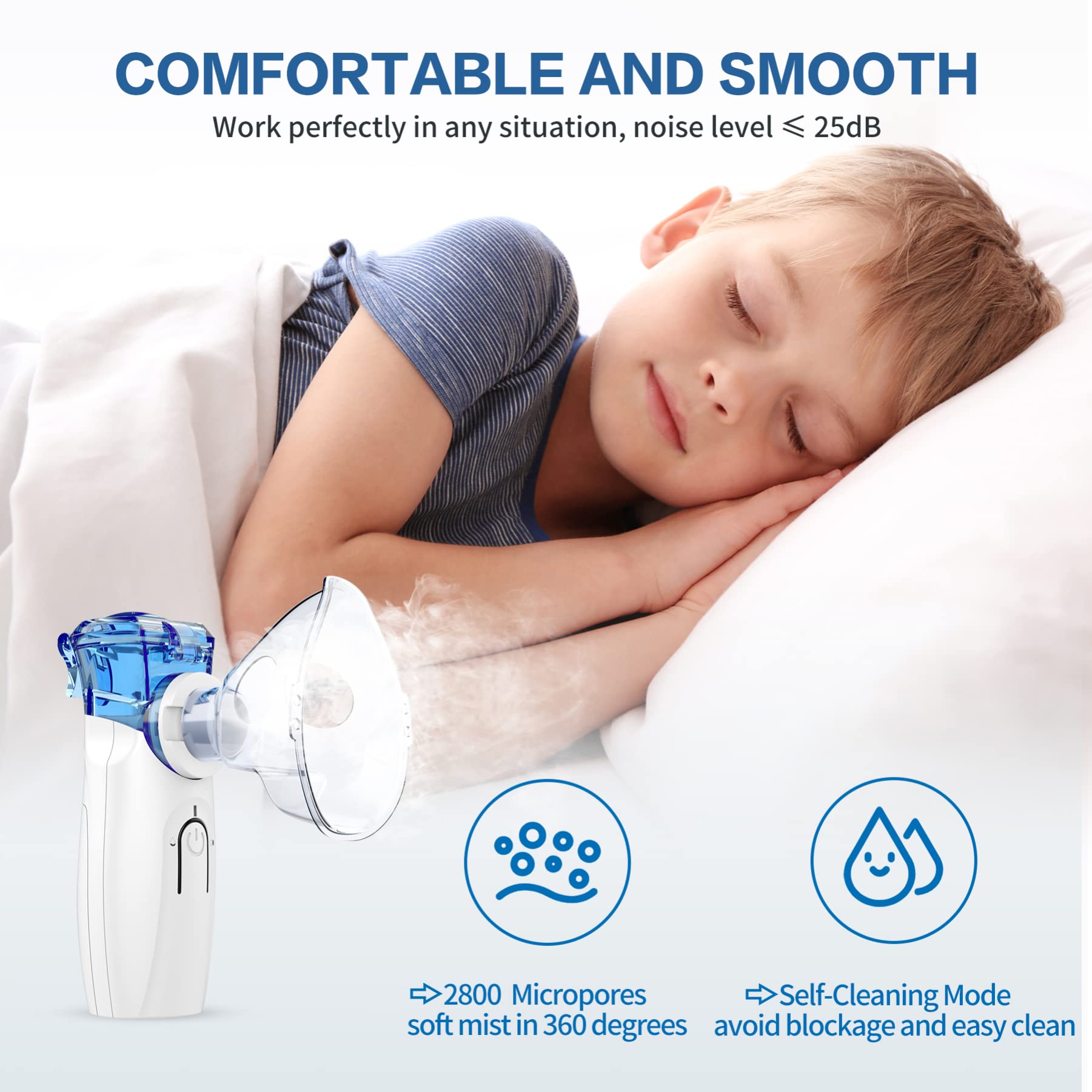 Portable Nebulizer - Nebulizer Machine for Adults and Kids Travel