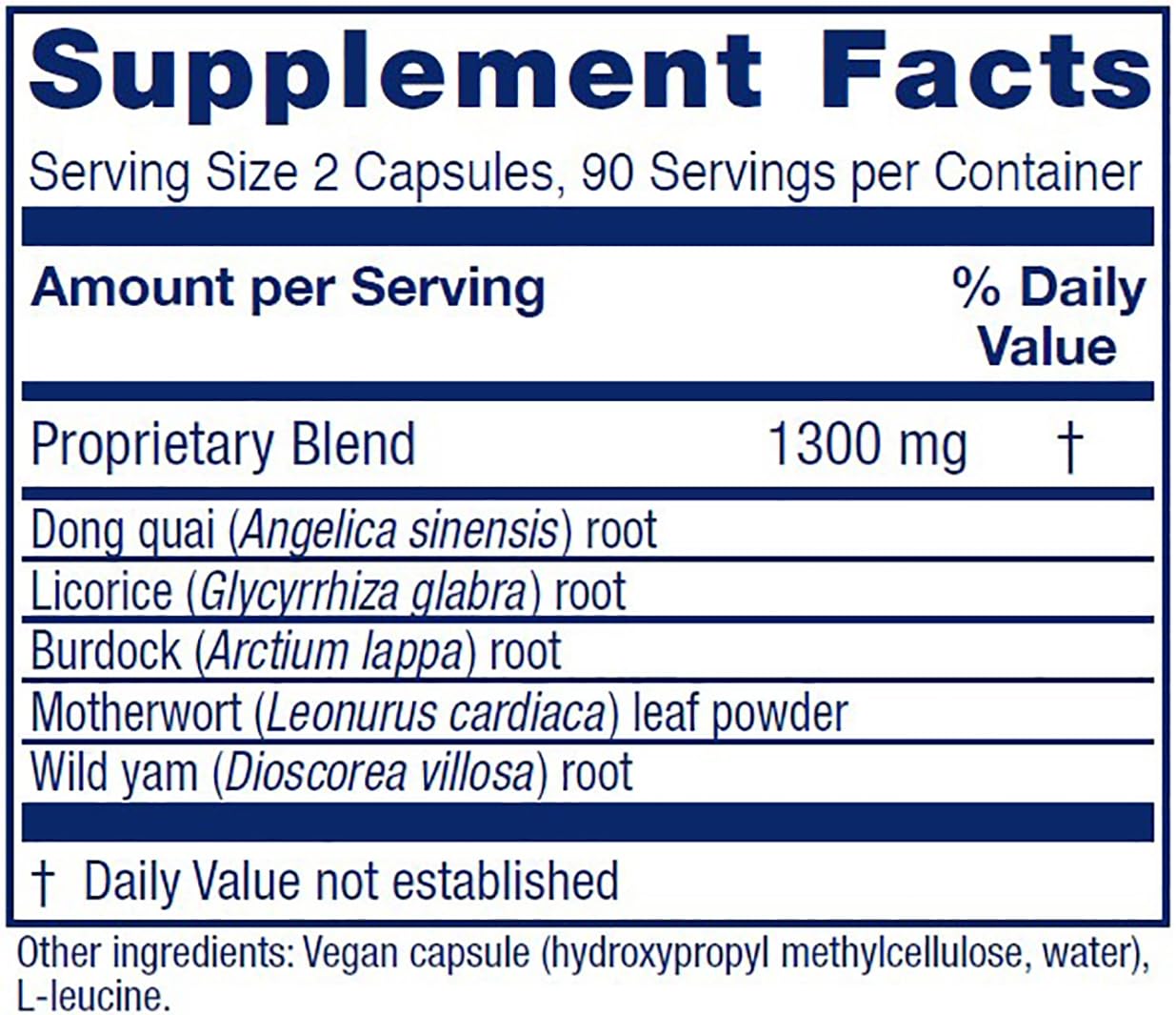 Vitanica Women's Phase II, Menopause Support, Vegan, 180 Capsules Vitanica